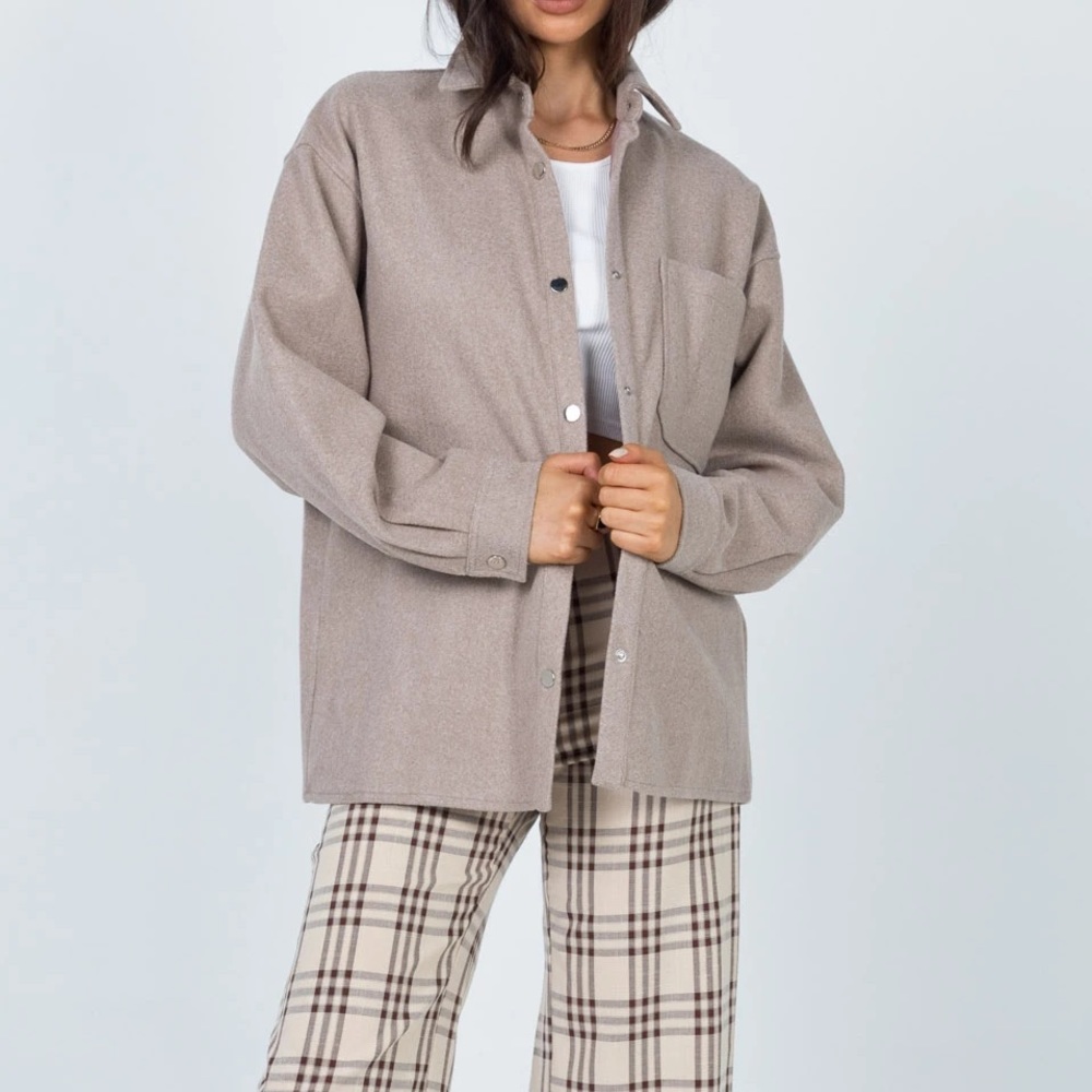 Princess Polly Harry Jacket in Beige size XS/S